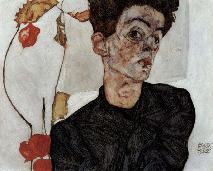 Egon Schiele Self-portrait oil painting picture